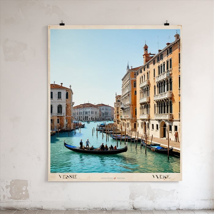 Affiche Vintage Venise : Guide pour Déco Romantique