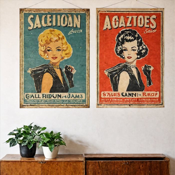 Affiche Vintage : Sublimez Votre Salon Avec Style